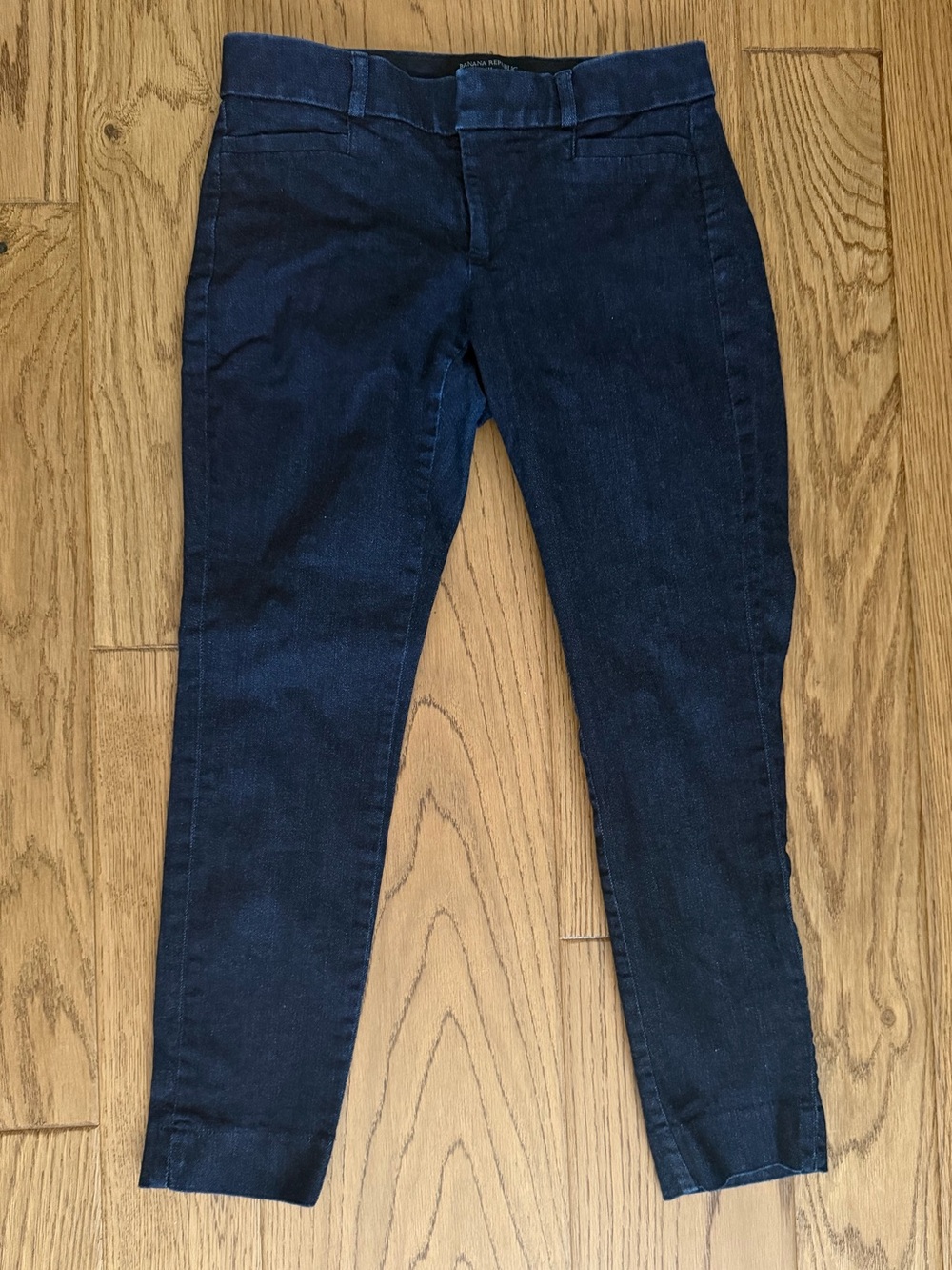 00P Banana Republic Ankle Sloan Fit Dark Wash Denim Pants
